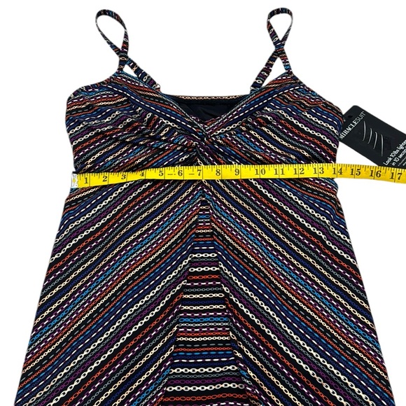 MiracleSuit Shimmer Links Love Knot Tankini Top Size 10 - Picture 14 of 16